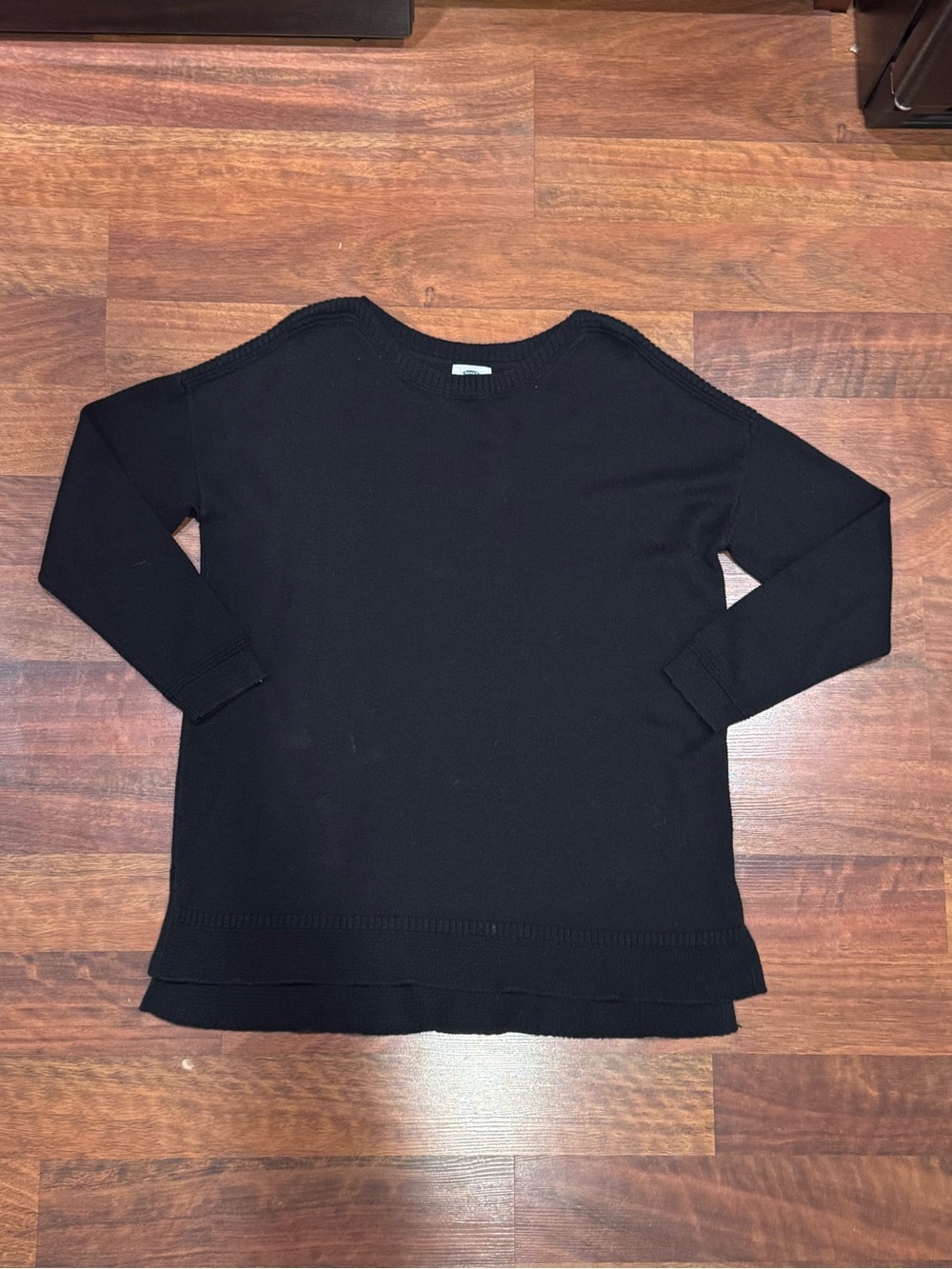 Old Navy - Black Long Sleeve Knit Sweater